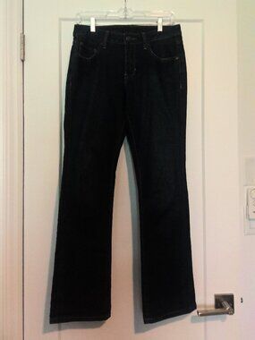 Womens Dark Blue low rise bootcut Jag Jeans